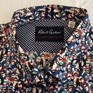 3XL Robert Graham short sleeve shirt.